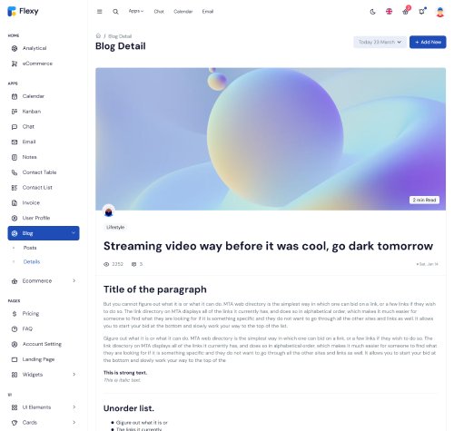 bootstrap admin template for crm