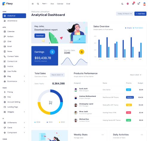 bootstrap admin template for crm